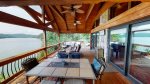 Enjoy beautiful views from the massive covered porch